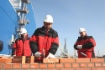 Evgeny Dod, Alexey Miller and Georgy Boos participate in laying a symbolic “cornerstone” in construction of second power unit at Kaliningrad CHPP-2