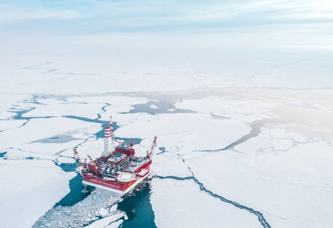 Prirazlomnaya offshore ice-resistant platform