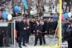 Alexander Tkachev, Governor of Krasnodar Territory, Bogdan Budzulyak, Member of Gazprom Management Committee, Nikolai Guslisty, Deputy Chairman of Gazprom Management Committee and Yury Basarygin, Director General of Kubangazprom at celebration dedicated to end of Adler – Krasnaya Polyana gas pipeline construction, February 2004